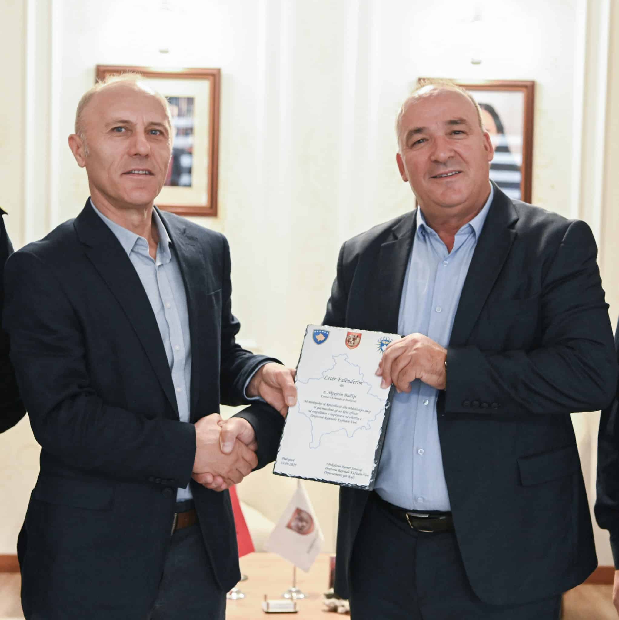 Kryetari Bulliqi priti në takim një delegacion nga Drejtoria Rajonale Kufitare-Veri