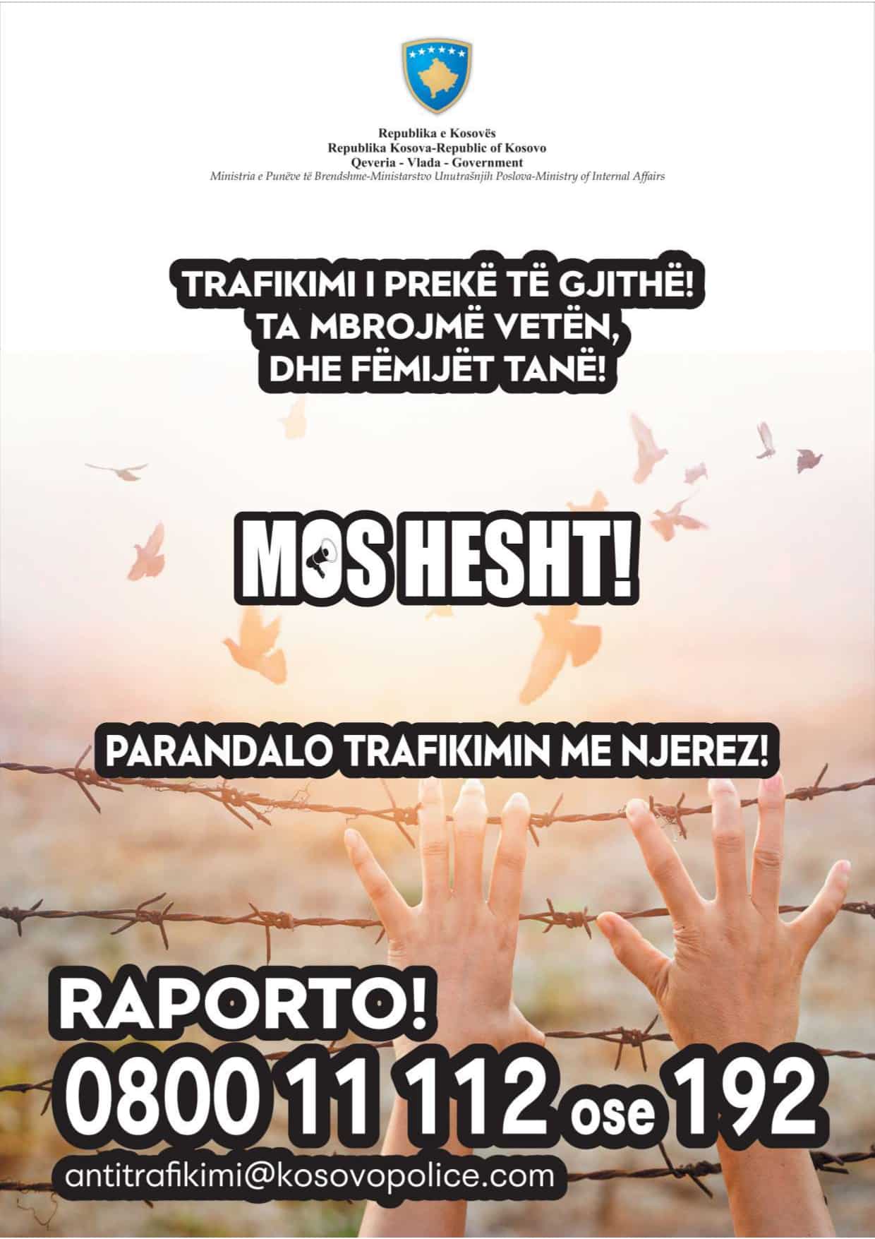 Hapet fushata vetëdijesuese në Parandalimin e Trafikimit me Njerëz 