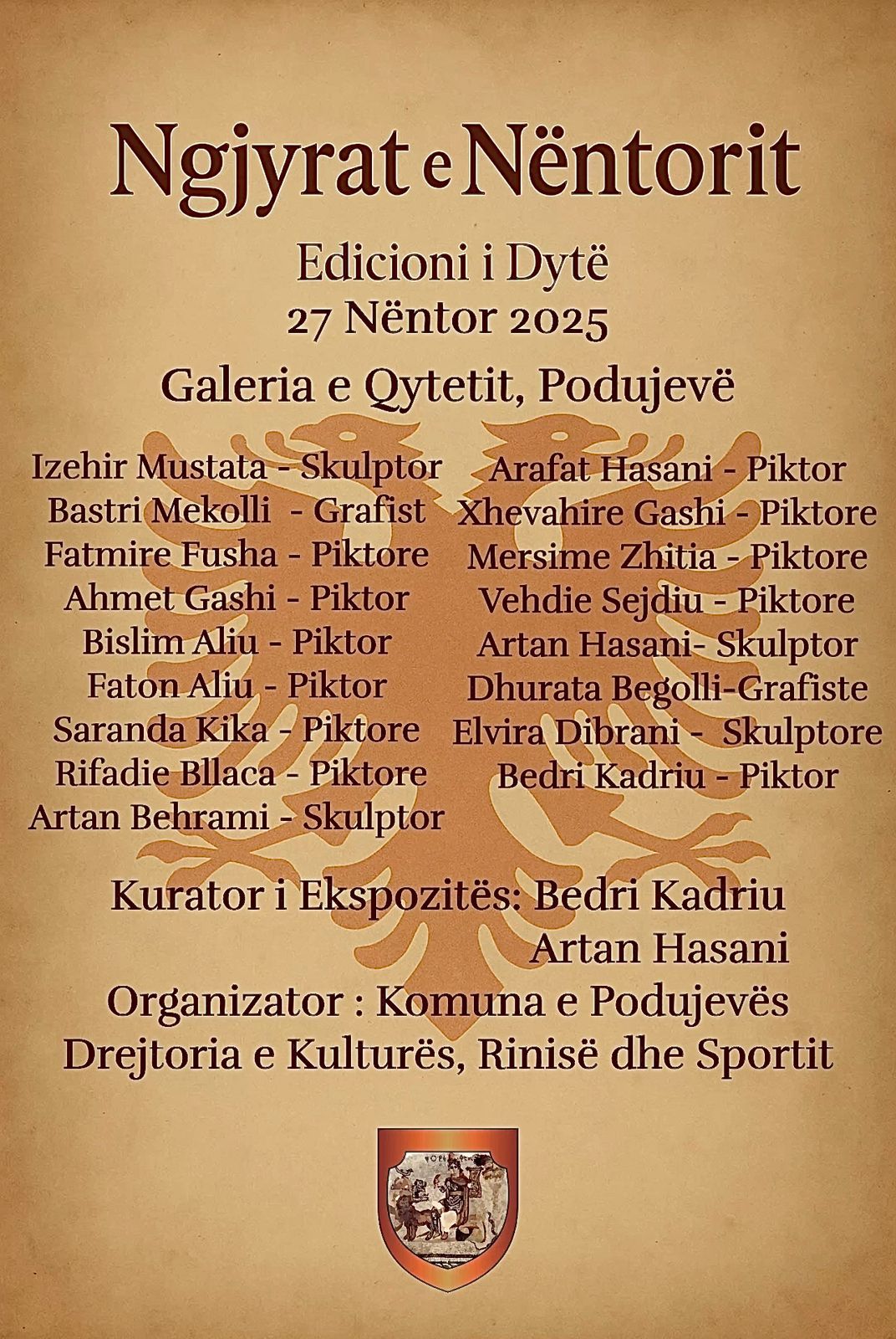 Të enjten mbahet ekspozitë e Artit Pamor